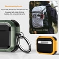 thumbnail image 2 of Armor Protective Case For Airpods Pro 3, Hard Shell With Metal Carabiner, Wireless Charging, 2 of 8