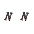 thumbnail image 2 of relayinert House Sign With Retro 3D Wide Range Of Uses And Durable Weather-resistant Metal House Numbers Retro 3D Sign N 2Set, 2 of 6