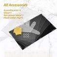 thumbnail image 4 of Acrylic Display Case, Dustproof Assemble Box, Clear Display Stand with Base for Action Figure Display, Collectibles, 4 of 6