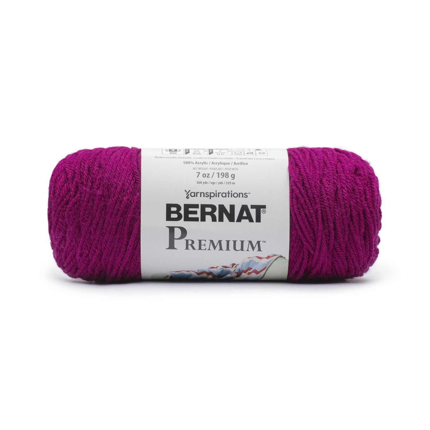 Bernat® Premium™ Yarn, Acrylic #4 Medium, 7oz/198g