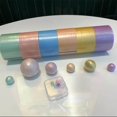 thumbnail image 3 of 6 Pcs Balle Collante Ruban Roulant Rubans Colorés en Vrac Jouets de Décompression Amusants, 3 of 9