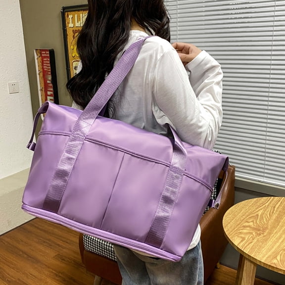 Sac de Sport Extensible, Équipement de Voyage Grande Capacité, Imperméable, Léger, Conception à Compartiments Multiples, pour Hommes/femmes, Usage Gym/camping, Polyester Durable, Prêt pour les Voyages en Avion, Nuitée Hzhnb