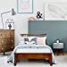 thumbnail image 3 of Acacia Kaylin 14 Inch Wood Platform Bed Frame with Headboard, Twin Caramel, 3 of 15
