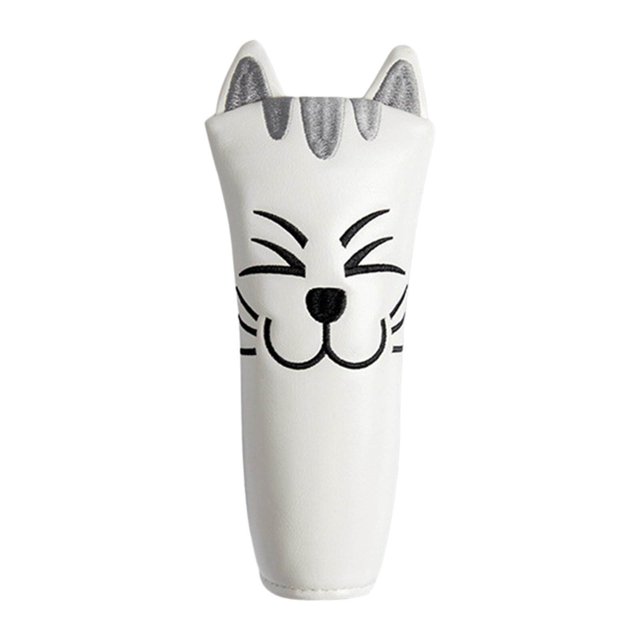 pitrice Golf Head Covers Mallet Putter Professionals Outdoor Training Equipment Straight White