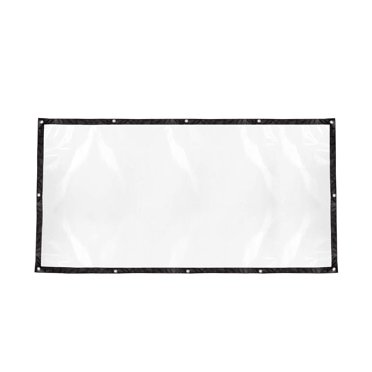 (1*2m/bordure Noire) Tissu transparent Imperméable pour Abri
