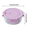 thumbnail image 3 of Birdeem Glass Bento Box, Microwave Safe Lunch Container for Students and Office Workers, Durable Glass Meal Prep Box with Leak-Proof Lid and Easy Clean Design, 3 of 9