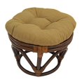 thumbnail image 2 of Coussin Repose-Pieds Capitonné Rond en Polyester Filé de 18 Po, 2 of 3