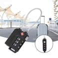thumbnail image 1 of No Keys Steel Tsa Lock, Tsa21100 3-Digit Steel Wire Lock, For Travel Suitcase Luggage, 1 of 8
