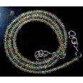 thumbnail image 1 of High Quality Natural Ethiopian opal Roundel beads 3 to 5 MM Size Full Flashy, 1 of 3