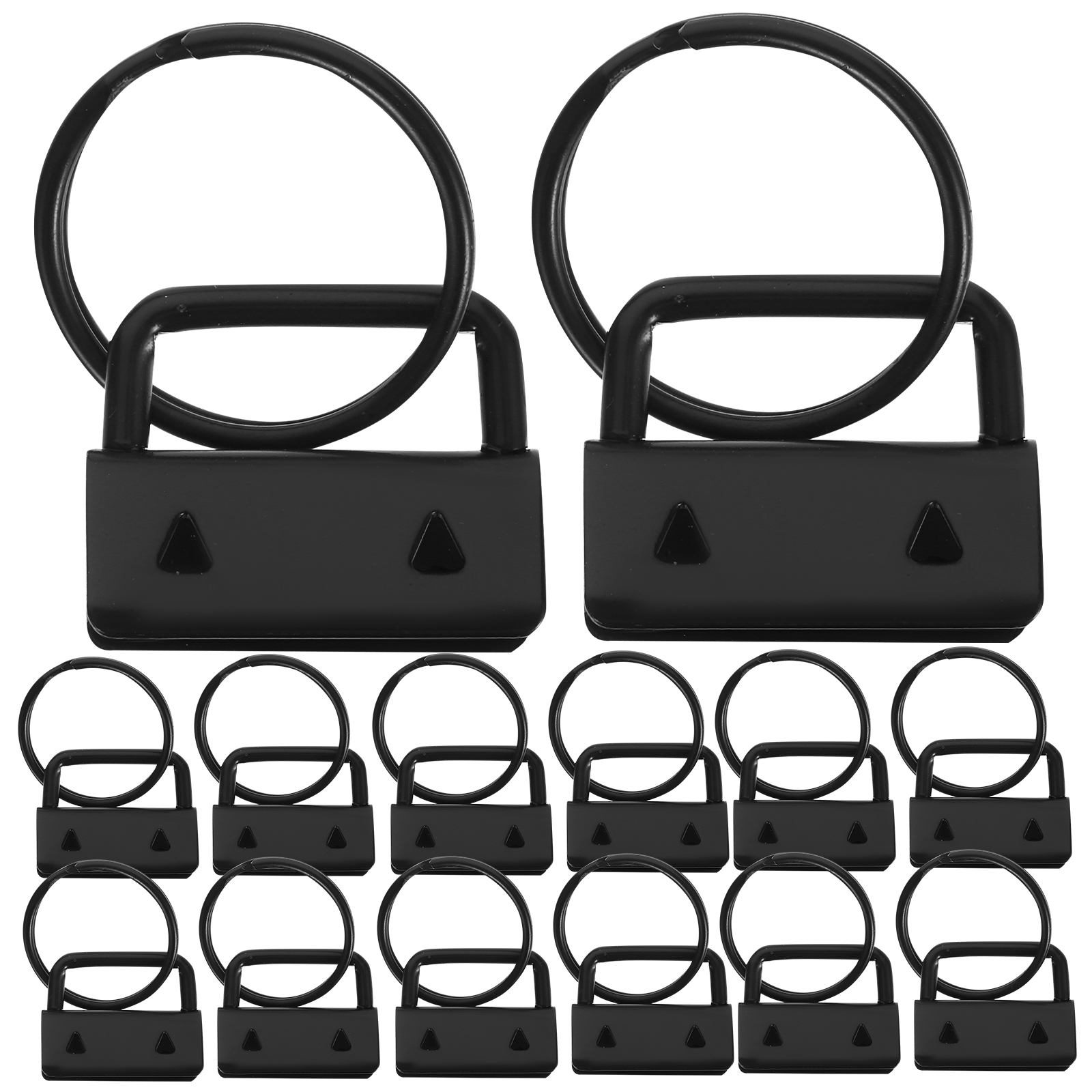 30 Pcs Porte-Clés Matériel de Remplacement Porte-Clés Fournitures de Fabrication de Porte-Clés
