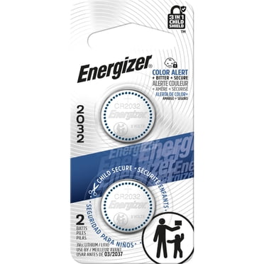 Pile miniature Energizer 2032 au lithium, emballage de 2