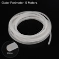 thumbnail image 2 of Unique Bargains Polyurethane Round Belts 5mm Dia 16.4ft(5 Meters) Length Rough Surface PU Urethane Belt for Drive Transmission, White, 2 of 4