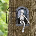 thumbnail image 1 of Décoration de Jardin Extérieure Squelette d'Horreur de Fenêtre avec Pose Assise Humoristique, Sculpture Durable Résistante aux Intempéries pour Pelouse, Jardin et Festival d'Halloween, 1 of 7