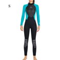 thumbnail image 4 of QualitChoice Combinaison de Plongée Haute Efficacité à Manches Longues, Maillot de Bain Doux pour la Peau, Col Ras du Cou Classique, Structure Composite à Trois Couches, Combinaison de Plongée Femme Vert P, 4 of 6