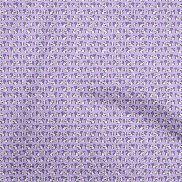 oneOone Velvet Purple2 Fabric Animal Sewing Craft Projects Fabric Prints By Yard 58 Inch Wide