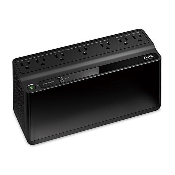 APC UPS Battery Backup & Surge Protector with USB Charger, 600VA APC Back-UPS (BE600M1)