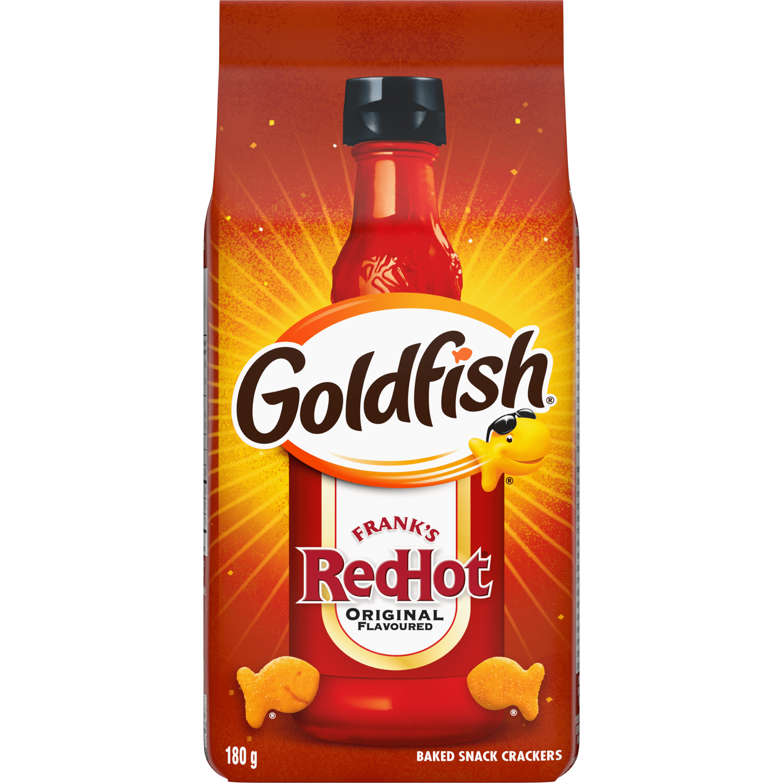 Goldfish® Franks RedHot Cheddar Crackers (180 g Bag)