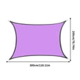 thumbnail image 2 of RXIRUCGD Sun Protection Triangular Shade Garden Swimming Pool AntiUV Shade Cloth Tarpaulin, 2 of 5