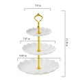 thumbnail image 3 of Christmas Decorations for Living Room Multi-Layer Candy Plate Wedding Ktv Living Room Creative Fruit Plate Dry Fruit Plate Refreshment Plate Three-Layer Fruit Plate, 3 of 6