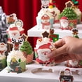 thumbnail image 4 of Christmas Cupcake Cups 50Pcs Cake Packaging Food Grade Unique Snowmen Elk Tree  Cupcake Cups, 4 of 4