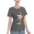 thumbnail image 2 of Women's Basic Short Sleeve T-Shirt Naruto Shanks, 2 of 6
