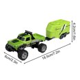 thumbnail image 2 of LSLJS Mini Camion Mini Camion Échelle Alliage 2,4 Ghz Camion Semi-Remorque Rc avec Remorque Camion Voiture Télécommandée avec Lumières pour Enfants Cadeaux Accessoires pour la Maison, 2 of 5