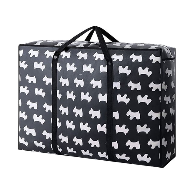 Sacs de Rangement Réutilisables Très Grands avec Poignées et Fermetures Éclair Robustes, Sac de Déménagement Lavable Ultra Résistant, Organisateur de Garde-Robe et sous le Lit pour Literie, Couverture