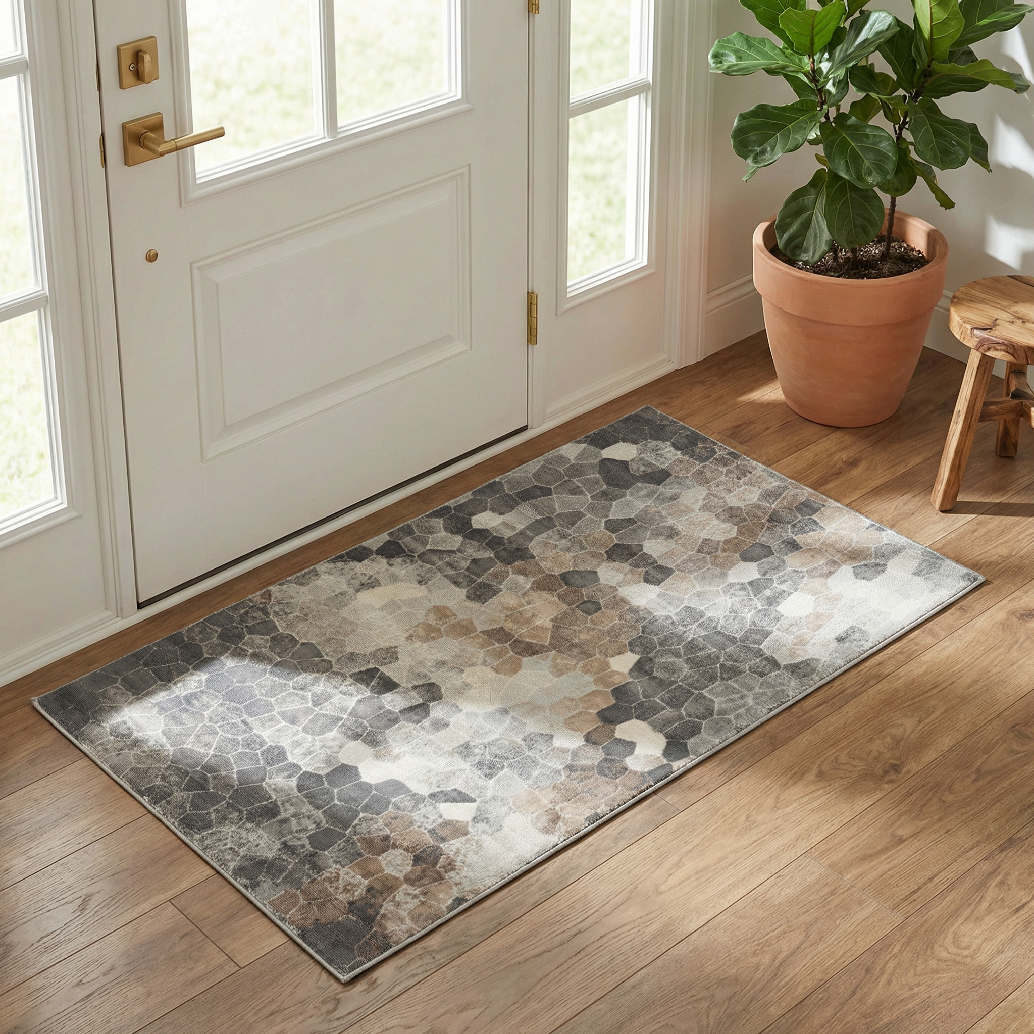Rug Branch Havana Collection Tapis traditionnel en détresse