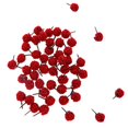 thumbnail image 4 of 50 Pcs Arbres Modèles en Forme de Boule Rouge à l'Échelle N Train Chemin de Fer Diorama Jeu de Guerre, 4 of 7