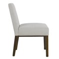 thumbnail image 4 of HomePop Kolbe Transitional Woven Fabric Dining Chair, Gray (Set of 2), 4 of 10