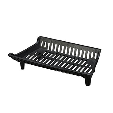 HY-C Liberty Foundry G22 Grille de Foyer en Fonte Robuste de Style Franklin de 22 Pouces, 22 Pouces avant L x 12 Pouces P x 6 Pouces H (2 Pouces Hauteur de Pied)