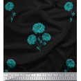thumbnail image 1 of Soimoi Silk Fabric Wild Flower Print Fabric by Yard 42 Inch Wide, 1 of 3
