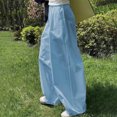 thumbnail image 1 of LSLJS Pantalon Grand Décontracté en Coton et Lin à Taille Élastique pour Femmes, 1 of 6