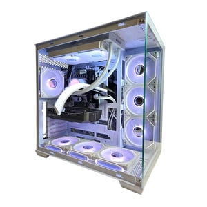 TECHBYTES Beast | Jeu personnalisé PC | RTX 5060 | Intel. i7 12700kf 3,6 GHz (5,0 GHz Turbo) DDR5 32GB Ram 5600MHz| 1TB NVMeSSD | 600W or PSU | Wi-Fi 11 PRO | blanc