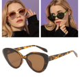 thumbnail image 4 of 2x Cat Eye Sunglasses Style Trendy UV400 Eyewear Leopard, 4 of 6