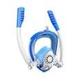 thumbnail image 2 of koolsoo Kids Snorkel Full Face Anti Fog Swimming Pool Toys Children Snorkel Set Blue, 2 of 9