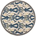 thumbnail image 2 of Safavieh Martha Stewart 5' X 8' Tufted Hand loomed Wool Rug in Mariner, 2 of 2