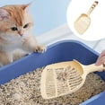 thumbnail image 1 of Ftwytp Pet Sand Shovel, Poop Removal Tool, Cats Litter Shovel, Filtering Excrement Shovel, Large Sloping Shovel Head, Hanging Standing Design, Comfortable Grip, Easy to Clean, 1 of 6