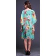 thumbnail image 4 of Bimba Kaftan de Plage Aquarelle, Paréo de Bikini, Robe Midi pour Femmes, Caftan Court-P-L, 4 of 5