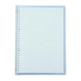 thumbnail image 1 of Yeacher Transparent B5 Refillable Notebook 26 Rings/Holes Loose Binder Flexible Waterproof PP Cover 30 Sheets Ruled Lined Paper Refillable Binder for Office Home School Students Supplies, 1 of 8