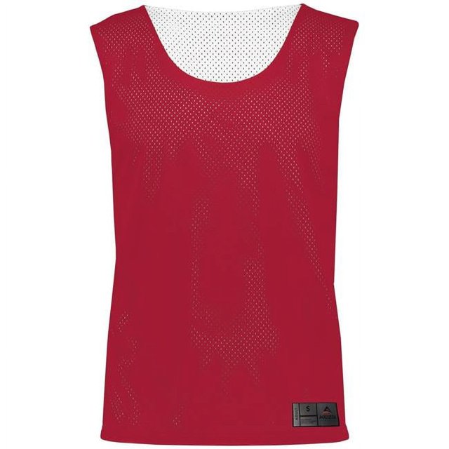 ASI 9718.408.S Jeune Maille Réversible Top Pinnie&44; Écarlate & Blanc - Petit