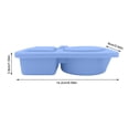 thumbnail image 2 of TIELUTT Silicone Food Storage Containers with Compartments for Kitchen and Soup Containers with Lids for Lunch Freezer Containers for Soup under Organization Lunch Picks for Kids Fit and Fresh Contai, 2 of 5