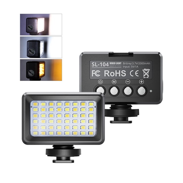 Waterproof Fill Light LED Diving Light 2700K-9000K Bi-color Temperature LED Video Light Underwater 40M Built-in Battery for Underwater Photography Video
