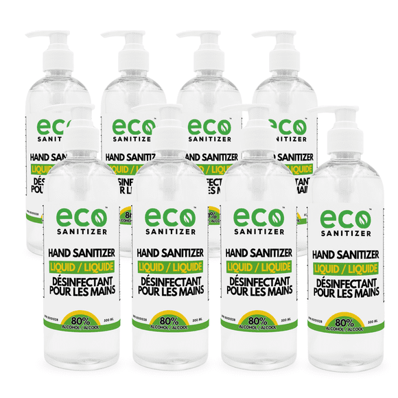 Hand Sanitizer Liquid 80% Ethyl Alcohol - 500mL (pack of 8)