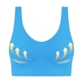 thumbnail image 4 of AherBiu 2pc Plus Size Sports Bras for Women Large Bust High Support Padded Bralettes Seamless Workout Underwear, 4 of 7