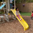 thumbnail image 3 of Seacove Wooden Swing Set with Rock Wall, Table and Bench, 3 of 9
