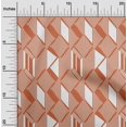 thumbnail image 1 of oneOone Polyester Lycra Fabric Parallelogram & Triangle Geometric Decor Fabric Printed BTY 56 Inch Wide, 1 of 4