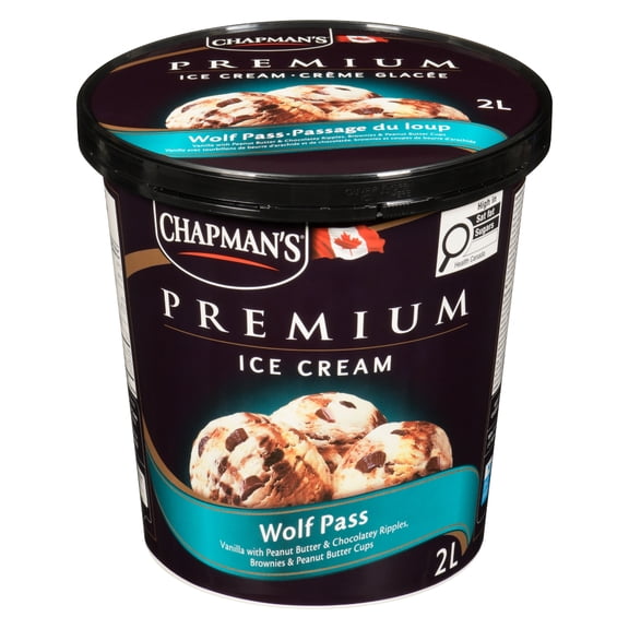 Chapman's Crème Glacée Premium Passage du Loup en Bac 2L
