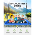 thumbnail image 3 of Hanging Platform: 60" Heavy-Duty Swing Holds 700lbs, All-Weather Rectangular Design for Backyard & Indoors – Adjustable & Family-Friendly-Blue, 3 of 6