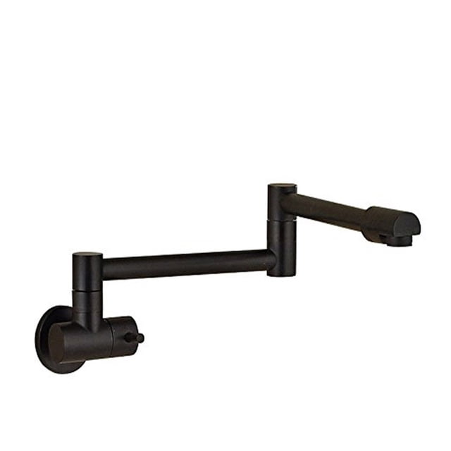 Pot Filler Double Joint Spout Folding Stretchable Swing Arm Wall Brass Kitchen Faucet Single Hole Two Handle Kitchen Sink Faucet ,bar Laundry RV Farmhouse
